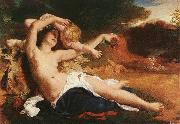 Brocky, Karoly Venus and Amor oil painting on canvas